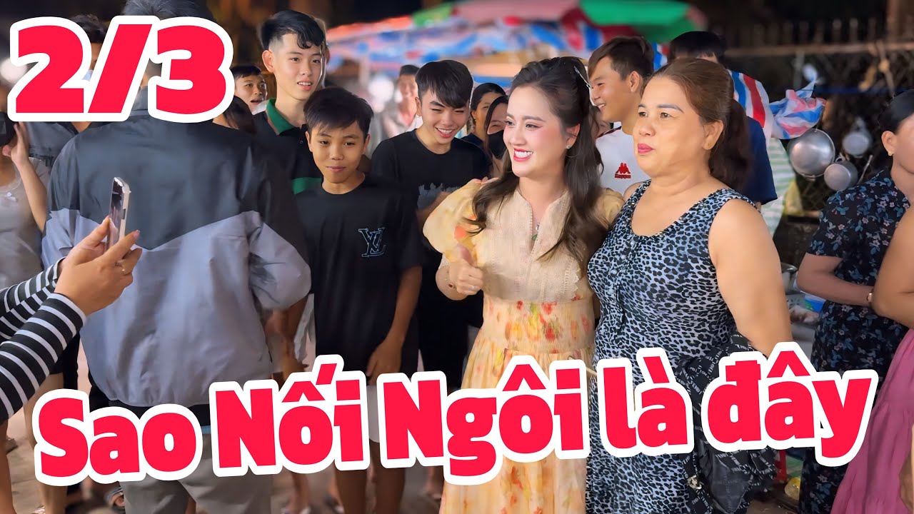 Ve, chuột, b.ẩ.n vào mà xem Ái Nữ của Cố NSUT Vũ Linh đi hát tại đình Nam Thái tối 2/3