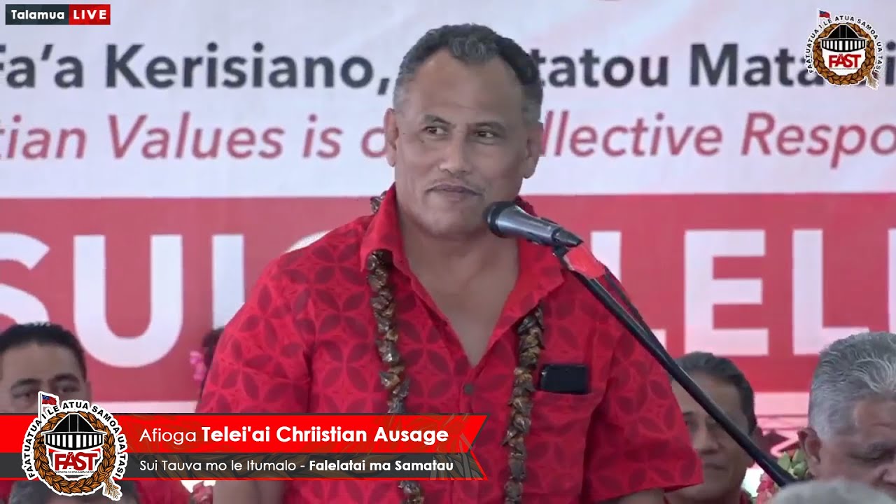 FAST Roadshow: Day 16 - Itumalo Falelatai ma Samatau, Upolu - 4 Aukuso 2025