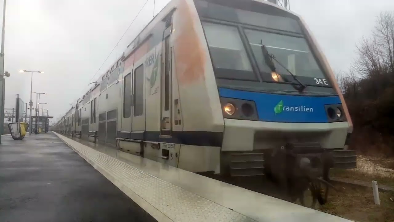 [Paris] Spot à Vaires Torcy Transilien P - RER E - TER - TGV - Fret