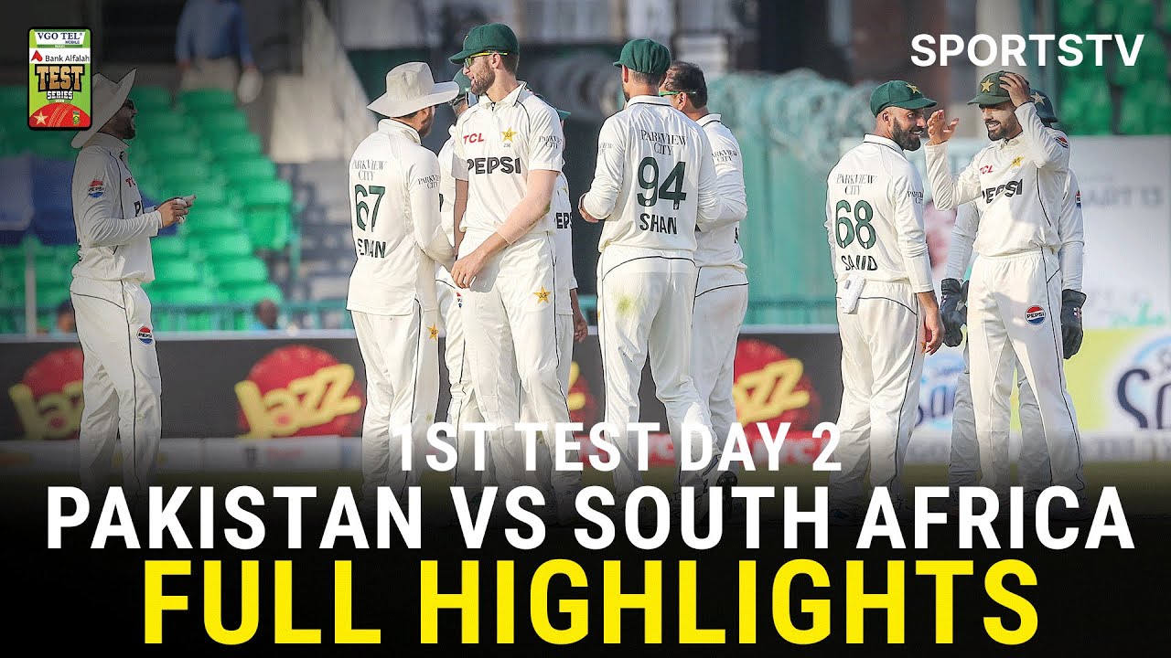 Full Highlights | Pakistan vs South Africa Test Series 2025 | 1st Test Day 2 | PCB | M3U1U