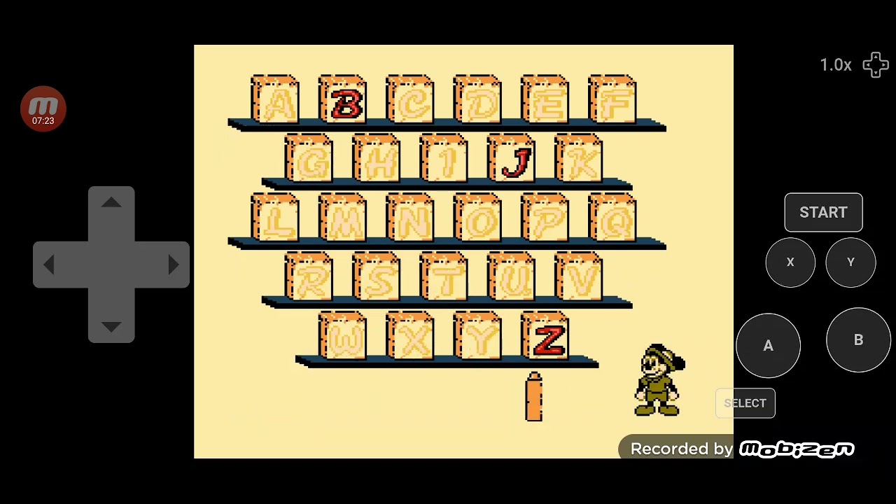 Pedro juega mickey mouse safari in letterland