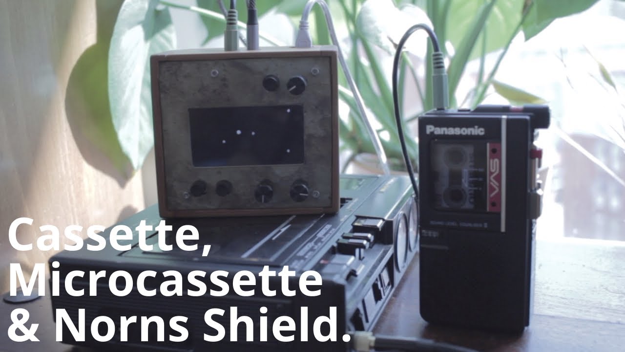 sketch [09]: Ambient Lo-fi | Cassette, Microcassette & Norns Shield | Bounds script.
