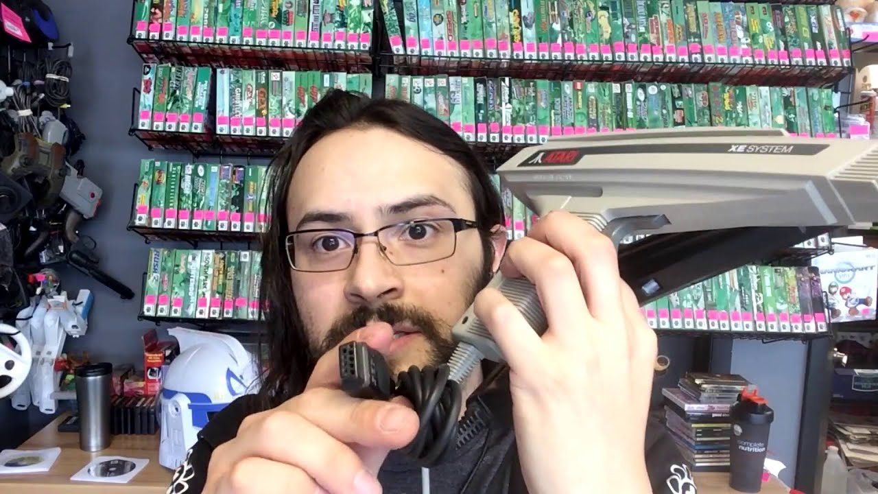 Atari XE Game System Unboxing Test and Review