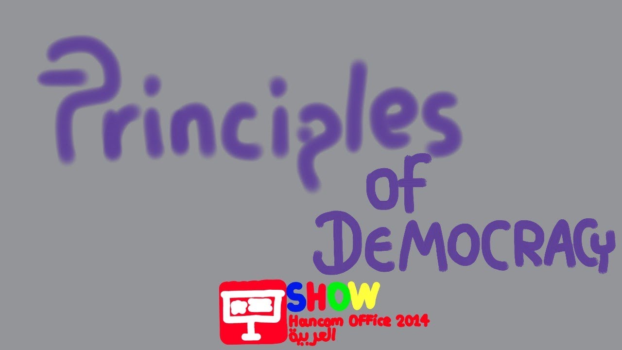 Hancom Office Show 2014: Principles of Democracy