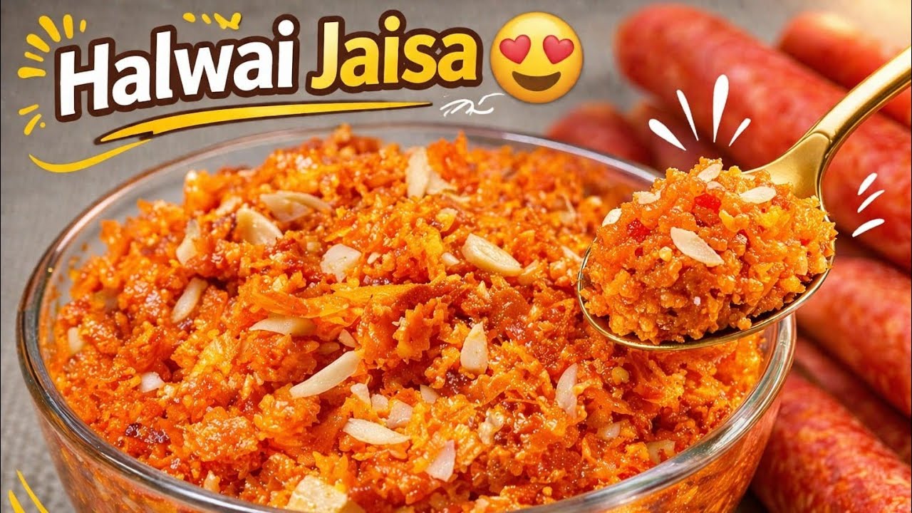 Halwai Jaisa Gajar Ka Halwa | Sirf 20 Minute Mein 😍 | Indian dessert 