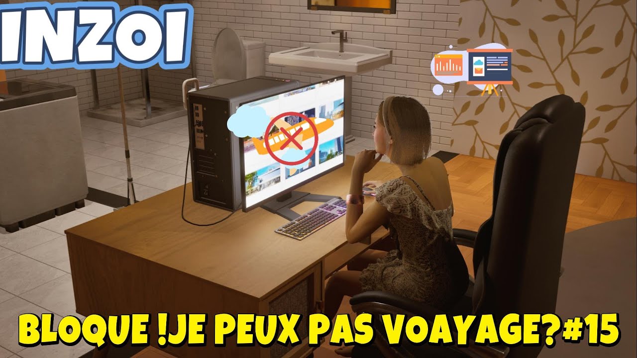 Let's play [INZOI NOEL]  Je ne peux pas voyager. !!je suis bloqué par l'entreprise ?  #15