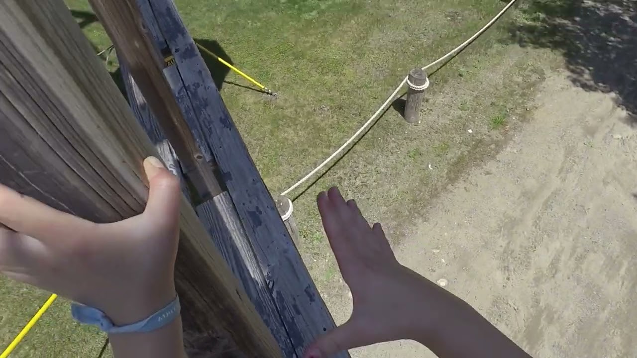 Lidia on the Alpine Adventures Ropes  Course 6-21-2025