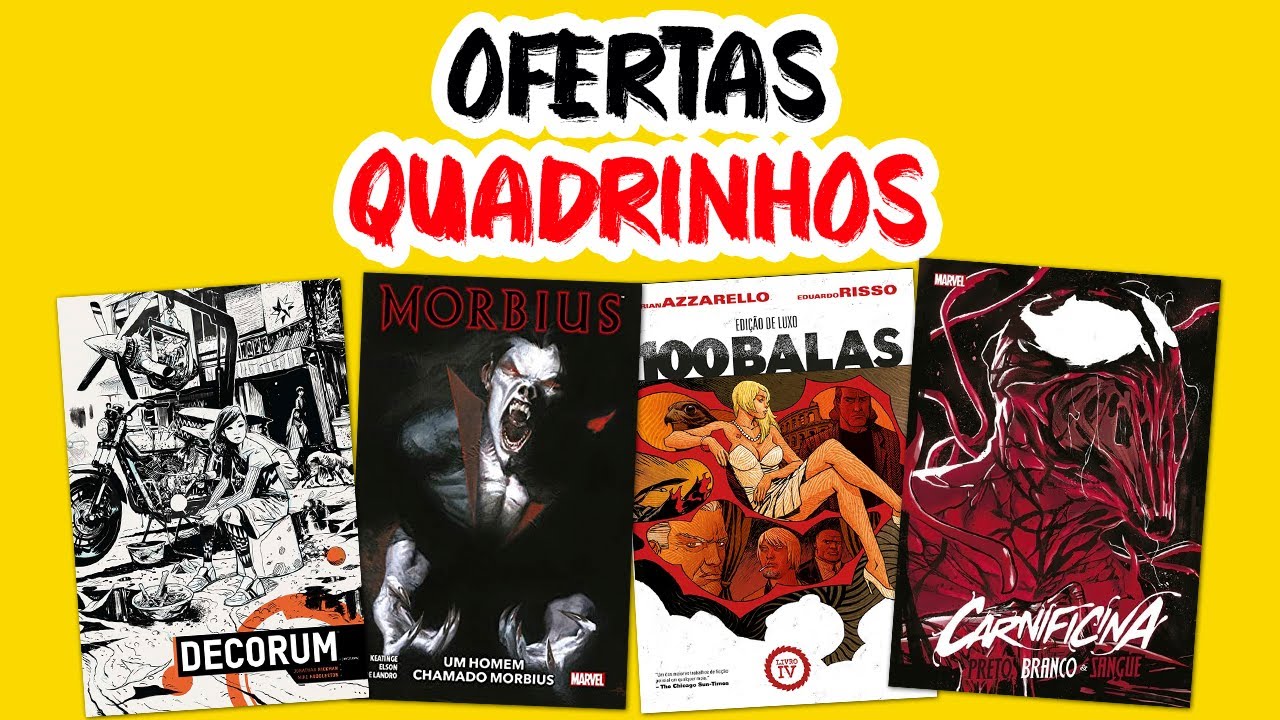 QUADRINHOS - at&eacute; 69% de desconto!