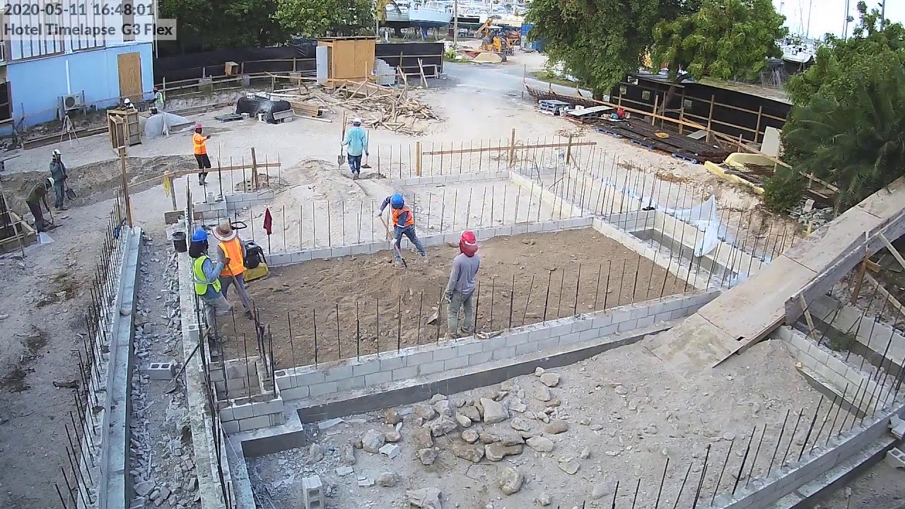 Hotel Construction Timelapse Feb-June