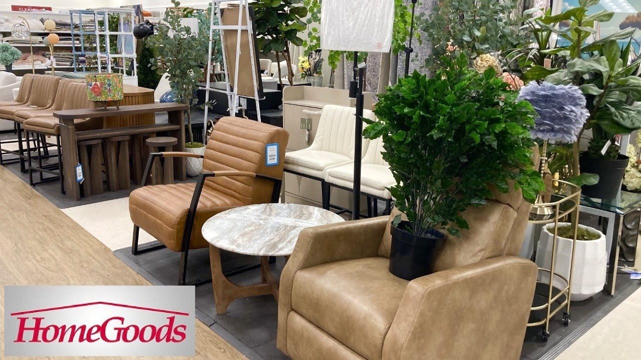 HOMEGOODS SHOP WITH ME FURNITURE ARMCHAIRS CHAIRS COFFEE TABLES DECOR SHOPPING STORE WALK THROUGH
