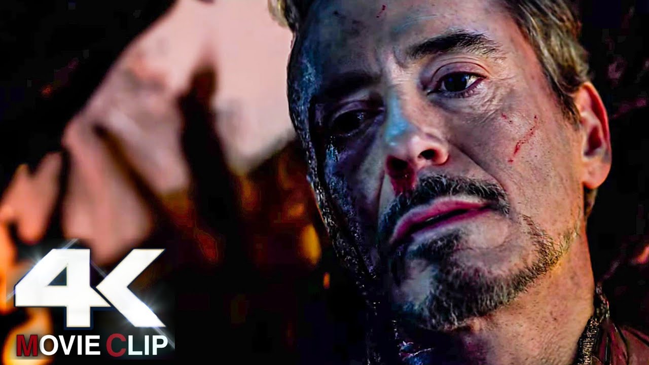 Iron Man Death Scene 4k 60fps || Avengers: Endgame || Movie Clip || #ironman #avengersendgame