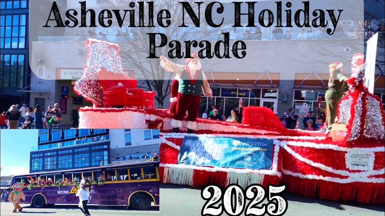 Asheville NC Christmas Parade 2025 POV | North Carolina #ashevillenc #northcarolina #parade 