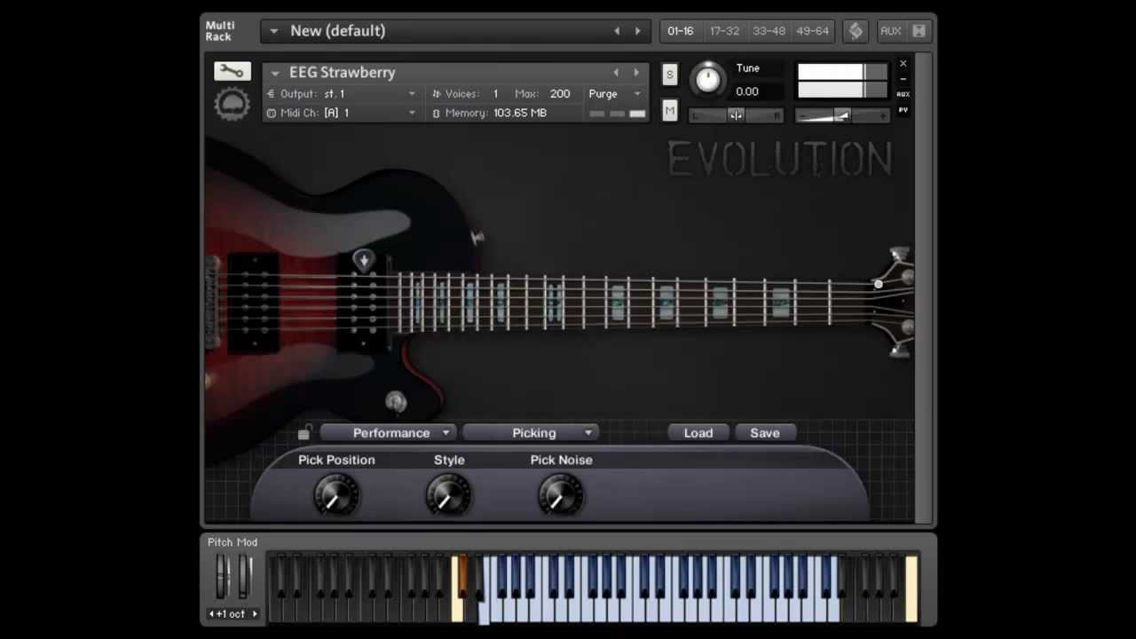 Evolution Electric Guitar Strawberry - New Features