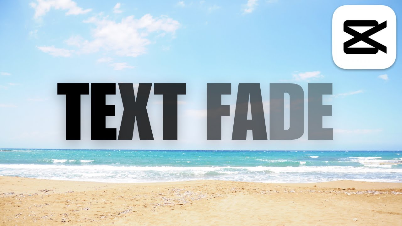 How To Fade Text in & Fade Out in CapCut PC
