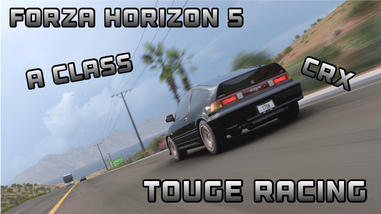 Forza horizon 5 CRX a class touge car #forzahorizon5 #tougeracing #touge #tune #guide #xbox