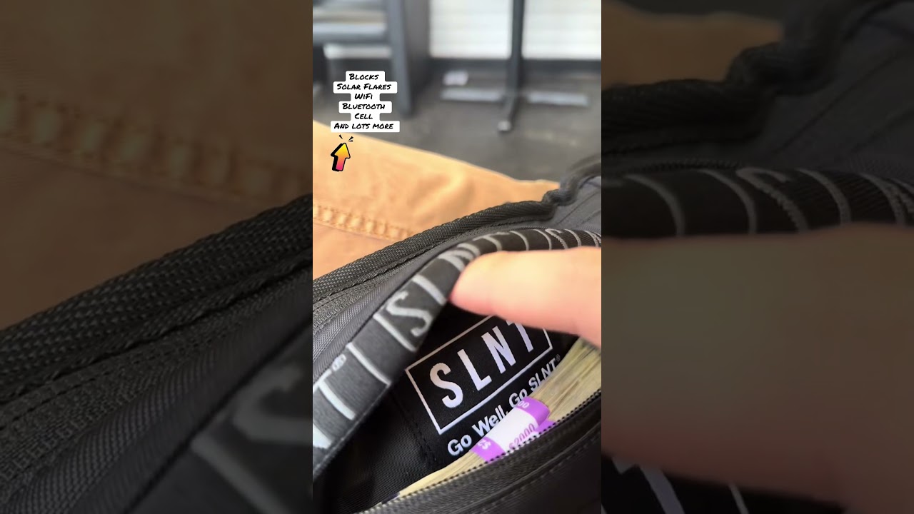 EMP & Solar Flare Protection with EDC Faraday Sling Bag 