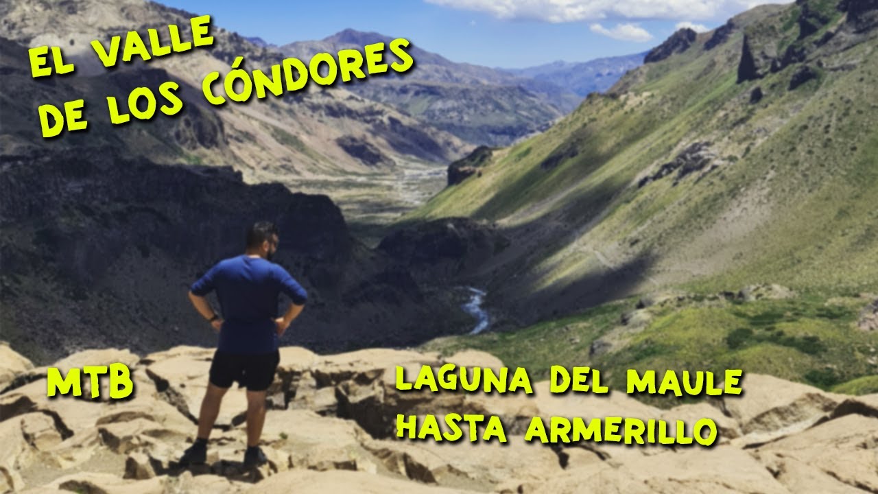 Pedaleando desde LAGUNA DEL MAULE a ARMERILLO - Ft Cascada Invertida en MTB