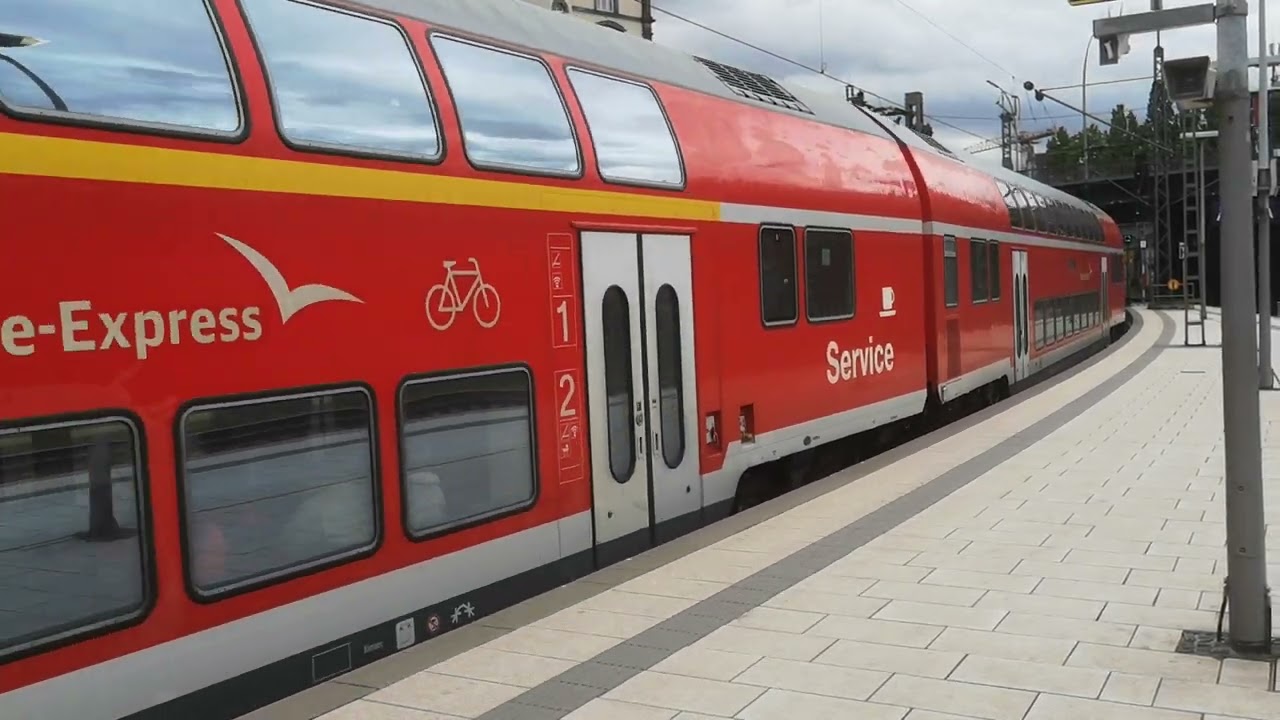 Hamburg Hbf Ausfahrt RE1( Hanse Express) Richtung Rostock Hbf
