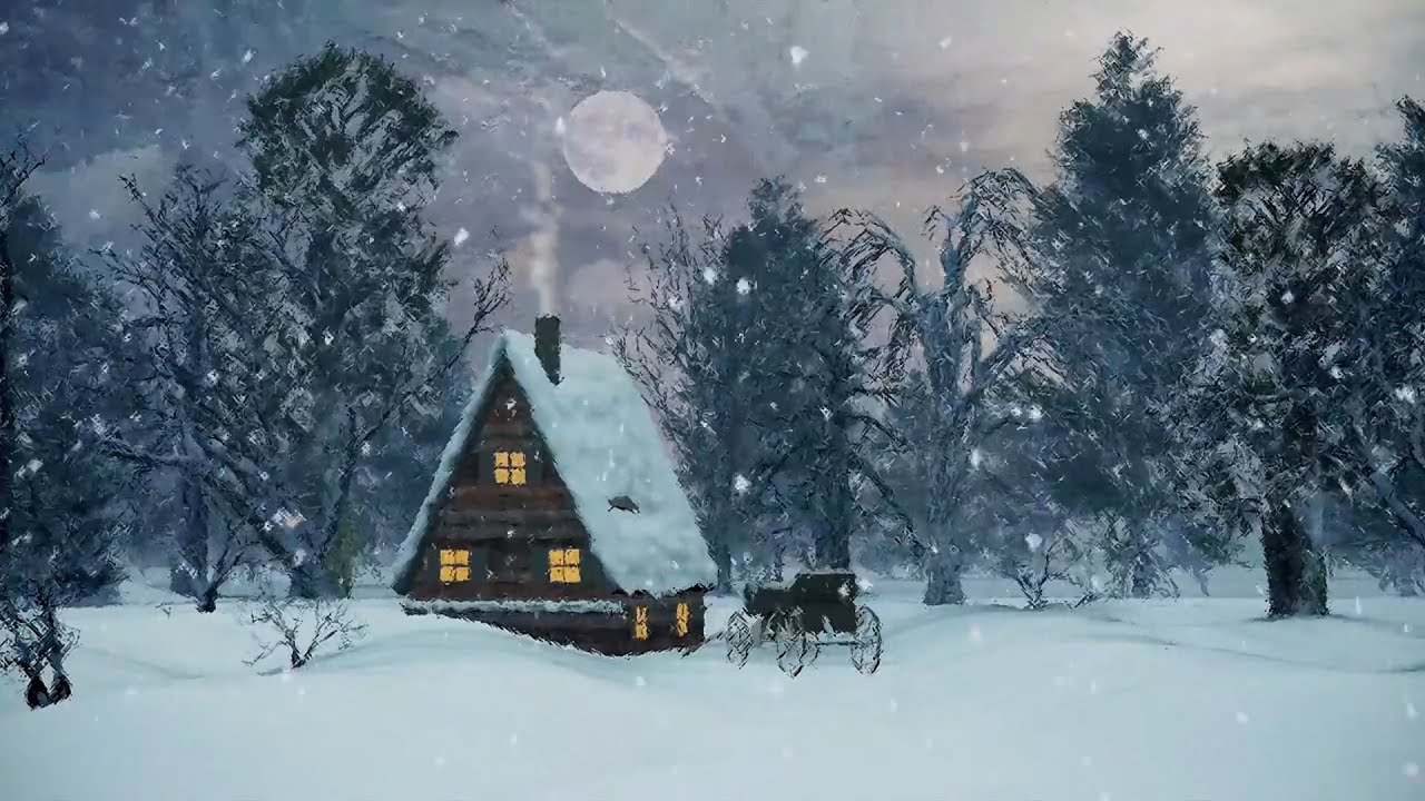 House in the snow  Relax / Дом в снегу Релакс
