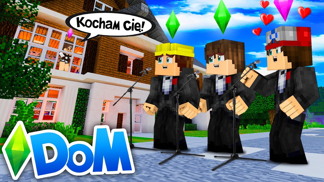 MINECRAFT DOM #36 - KONIEC ZWIĄZKU?! *śpiewamy PIOSENKĘ MIŁOSNĄ!* | SIMSCRAFT