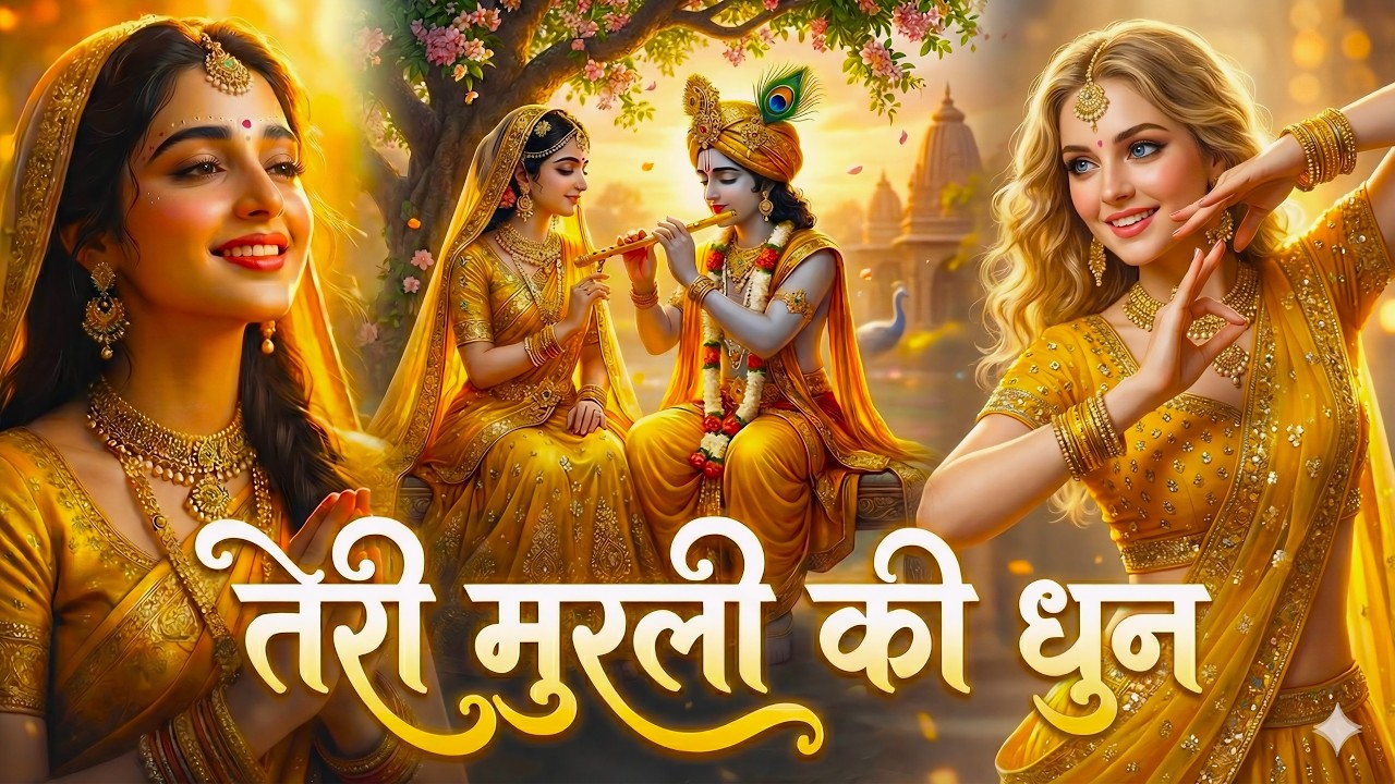 तेरी मुरली की धुन सुनने मैं बरसाने से आयी | Teri Murli Ki Dhun - Most Popular Radha Krishna #bhajan