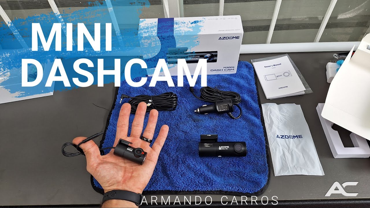 Cámaras de trafico Azdome M300S Dashcam doble para grabar accidentes | Armando Carros