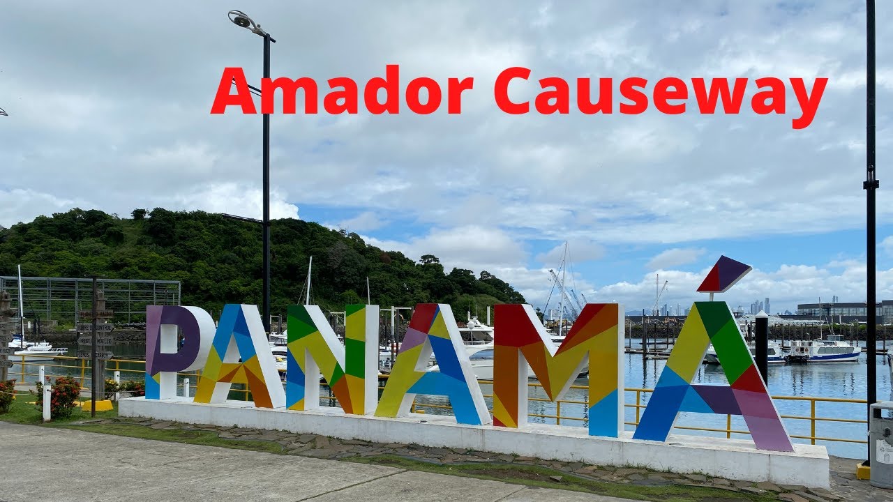 Panama city land mark - Amador Causeway