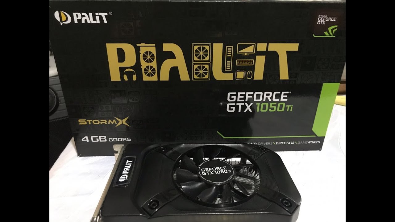 Palit stormX 1050ti no display memory Problem