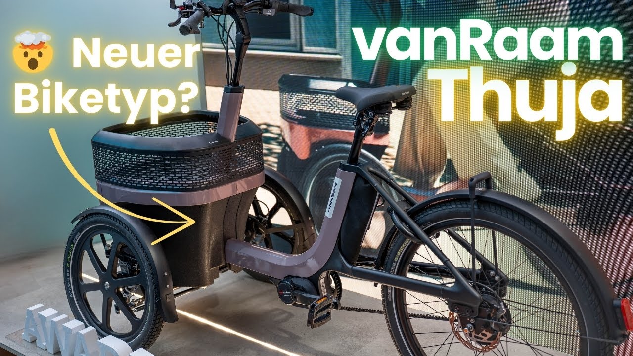 DARUM redet jeder über dieses DREIRAD: vanRaam Thuja auf der EUROBIKE vorgestellt 🙌