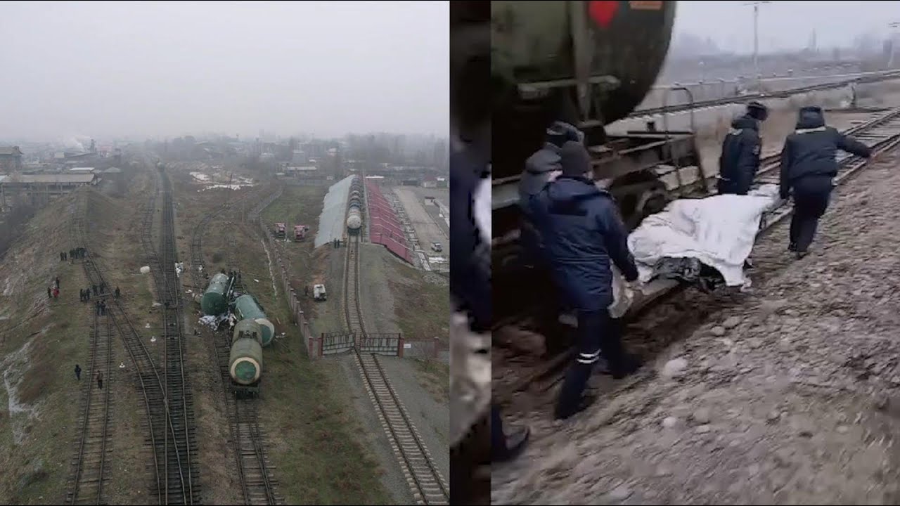 ВИДЕО: ОШто ТЕМИР жолдо БЕНЗИН ташыган 3 ВАГОН оодарылып БИР киши КАЗА болгон ОКУЯНЫН толук БАЯНЫ