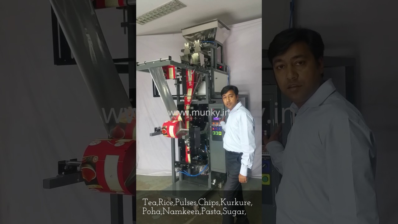 Automatic Packing Machine with Weigher & Chute Bagger (Hindi)