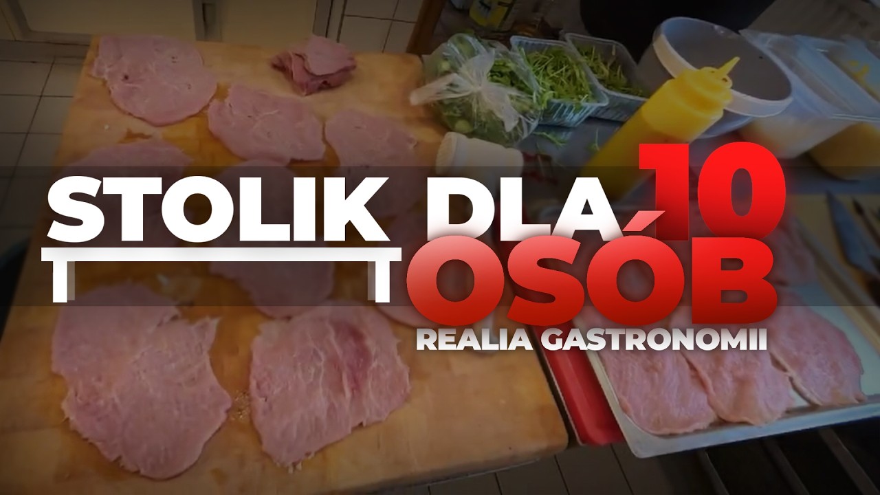 STOLIK DLA 10 OSÓB. PRACA SZEFA KUCHNI (Chef Jan)