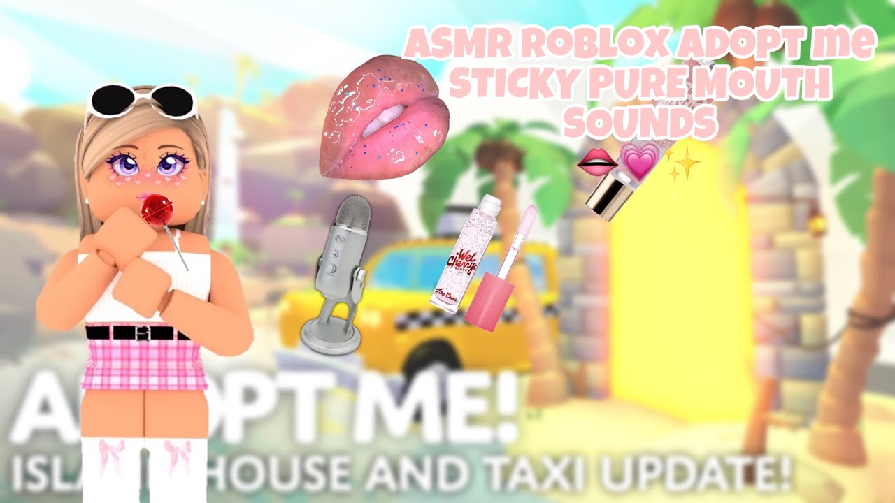 ASMR~Roblox Adopt me Trading🍭💗(sticky glossy mouth sounds)*whispering*