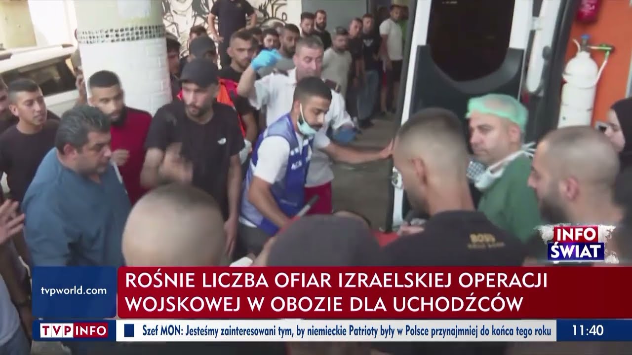 Rośnie liczba ofiar izraelskiego ataku na Dżenin na Zachodnim Brzegu