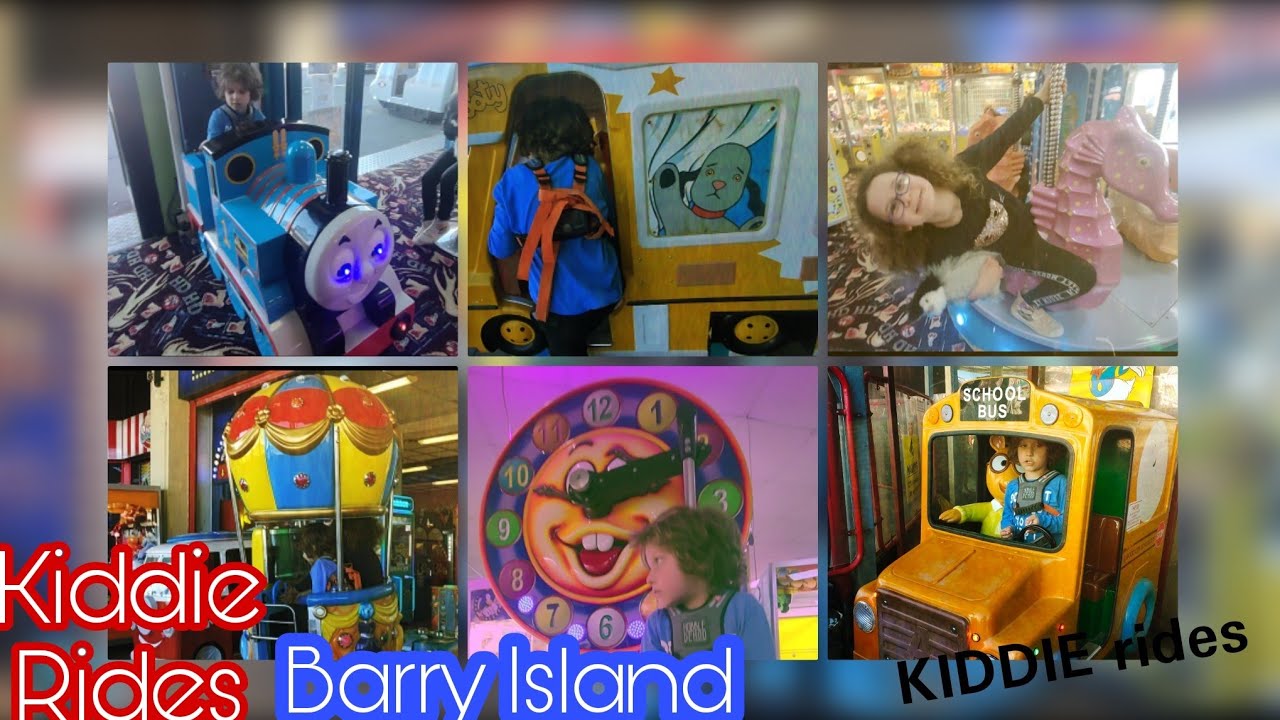 day out at Barry island arcades loads of kiddle ride and Kiddie Rides KIDDIE RIDE