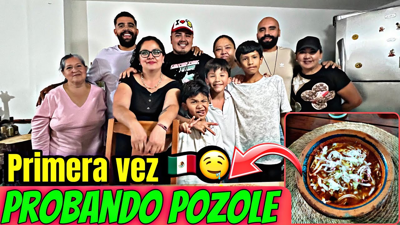 🇲🇽PROBAMOS EL POZOLE EN UN HERMOSO HOGAR MEXICANO💚🥹
