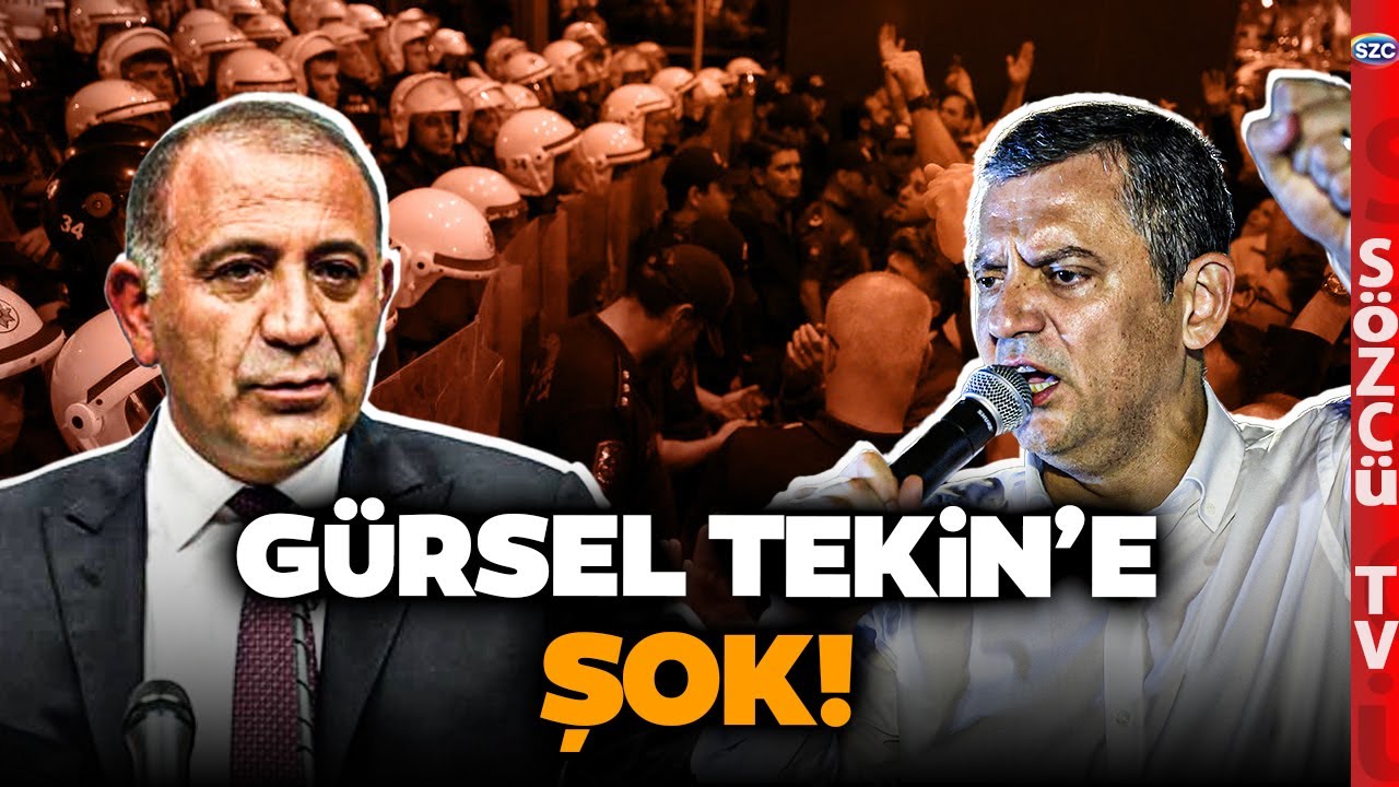 İstanbul'da Neler Oluyor? Gürsel Tekin'e Şok! Kayyuma Karşı CHP ve Özgür Özel'den Tarihi Karar