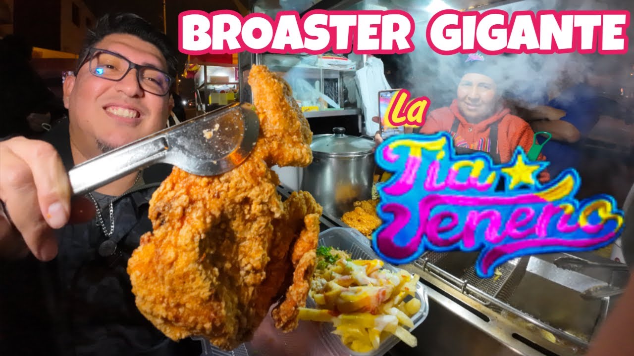 PROBAMOS EL BROASTER GIGANTE de la TÍA VENENO | FT@MarkoTk