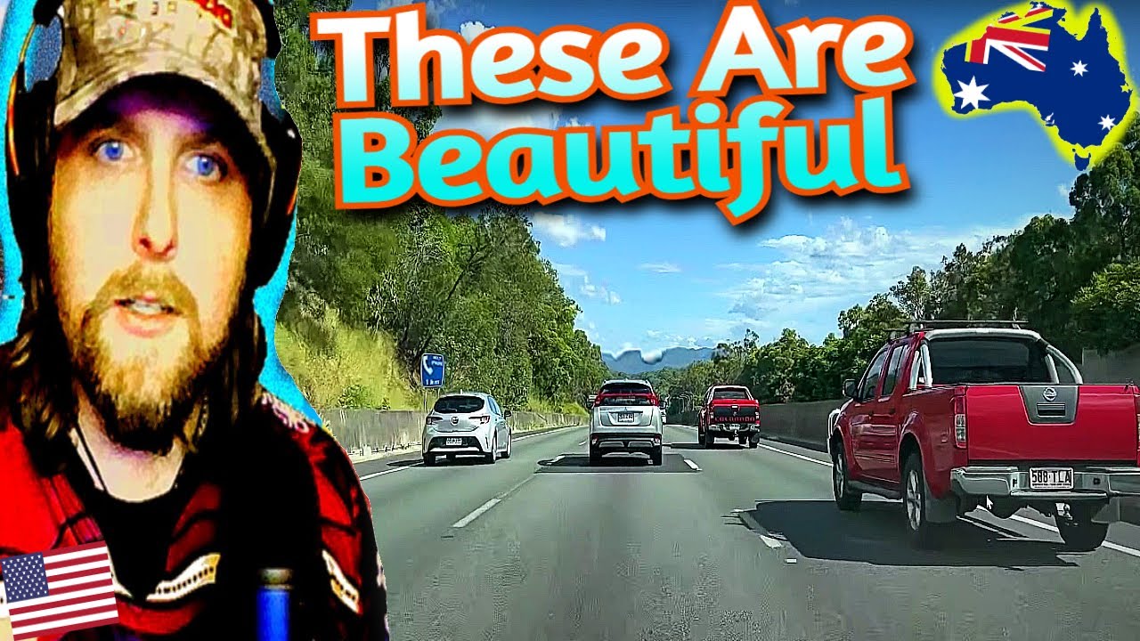 American Reacts to Driving on Beautiful QLD Highways - Australia