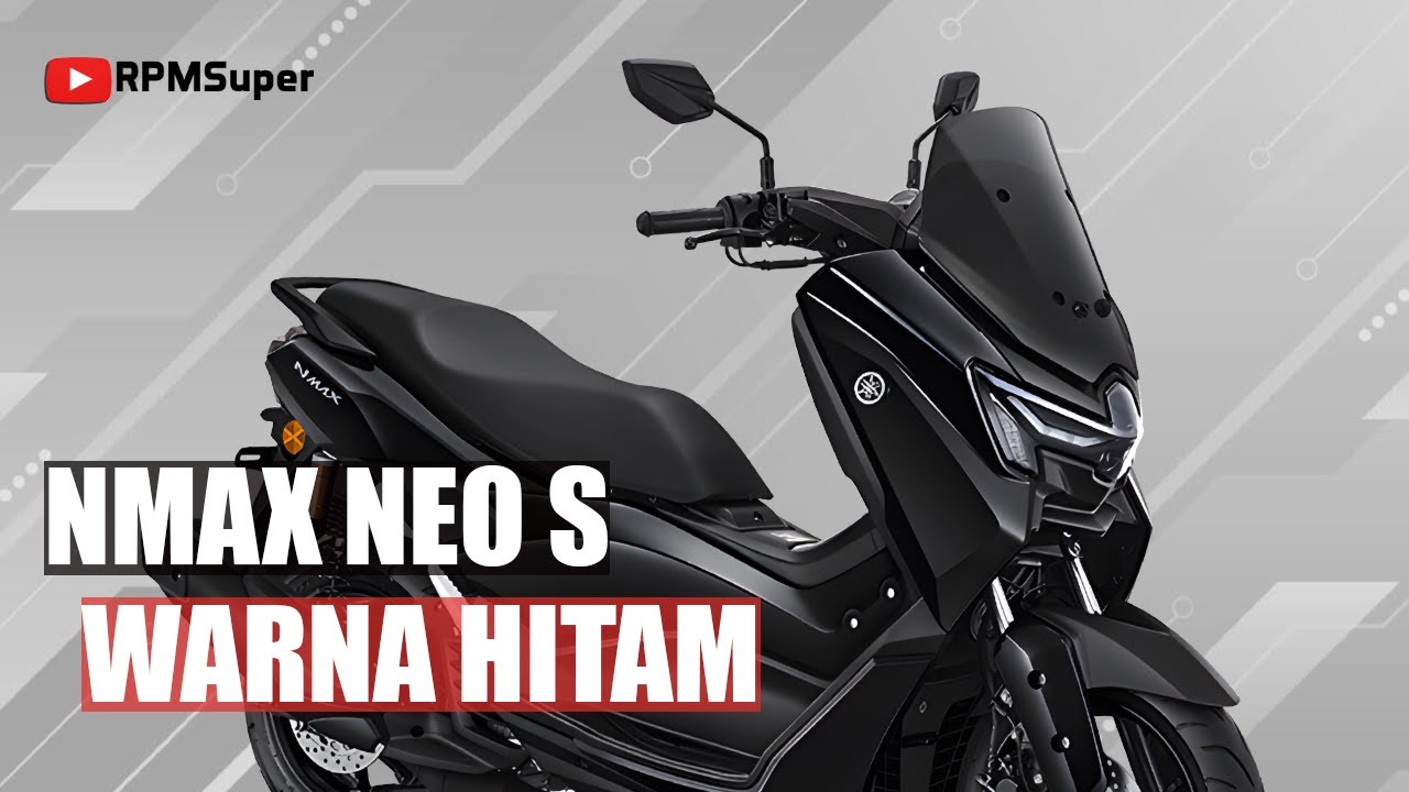 Review Yamaha NMAX Neo S Hitam. Keren dan Fungsional!