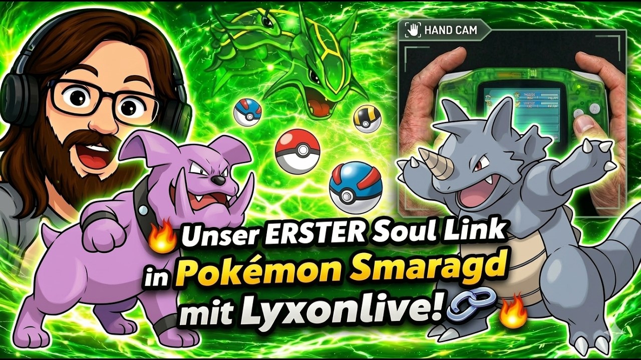 🔥 Unser ERSTER Soul Link in Pokémon Smaragd mit Lyxonlive! 🔗