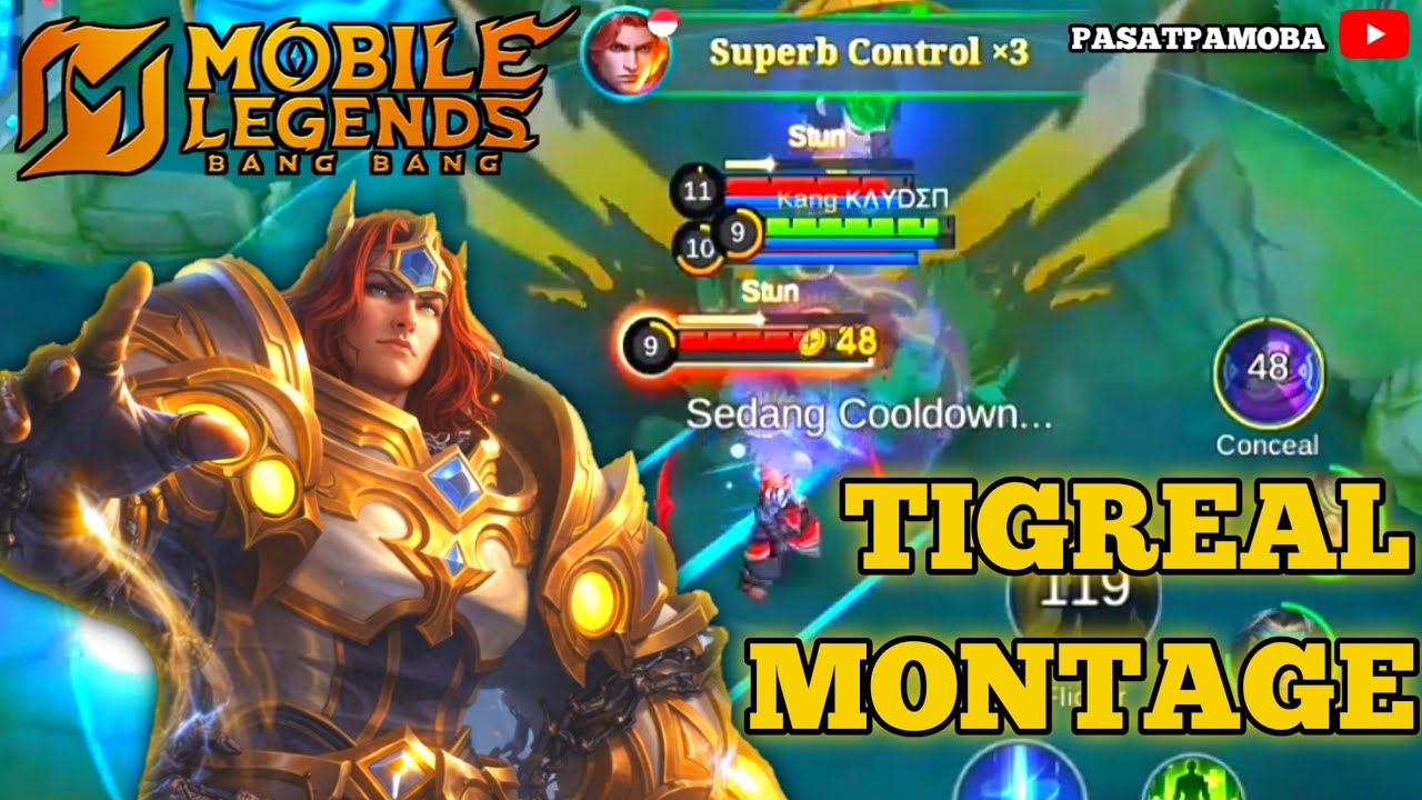 TIGREAL MONTAGE🔥WITH THAMUS MANIAC🔥 MOBILE LEGENDS BANGBANG ||SOLO RANK || @PASATPAMOBA