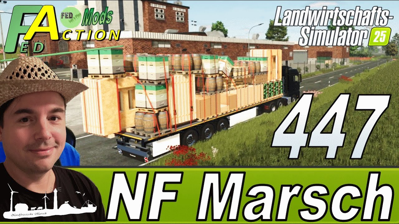 LS25 🚜 447 NF Marsch 4fach Felder Shopping aller guten Felder sind drei #landwirtschaftssimulator25