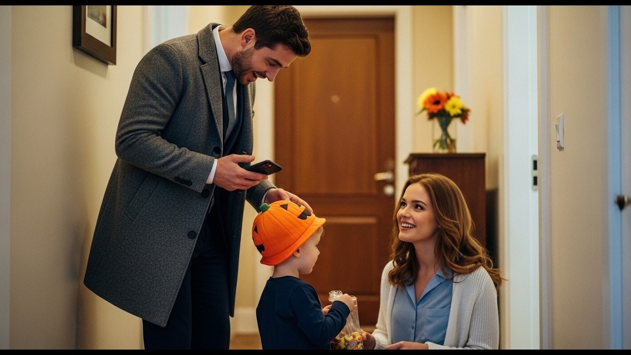 Shy Cleaner Helps The CEOs Son And Meets A Neighbor Who Changes Her Halloween Night.