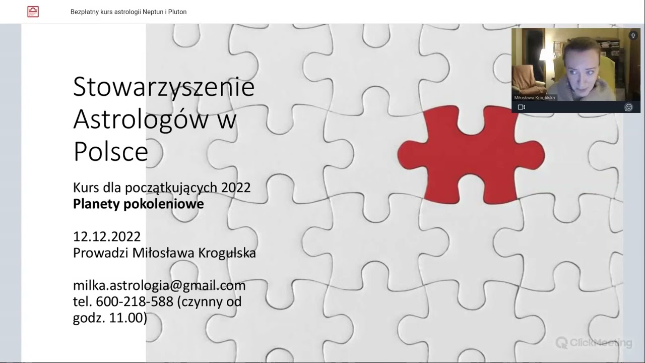 Neptun i Pluton - bezpłatny kurs astrologii