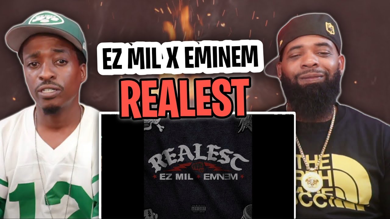 AMERICAN RAPPER REACTS TO -Ez Mil & Eminem - Realest (AUDIO)