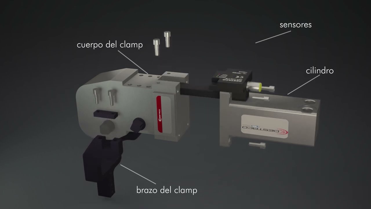 Presentamos el Power Clamp serie 82L-3E de DESTACO / Adjustable Lightweight Pneumatic Power Clamps