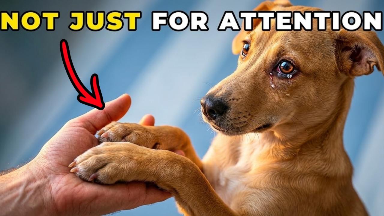 Dog Training | When Your Dog Puts a Paw on You, THIS Is What They’re Trying to Tell You