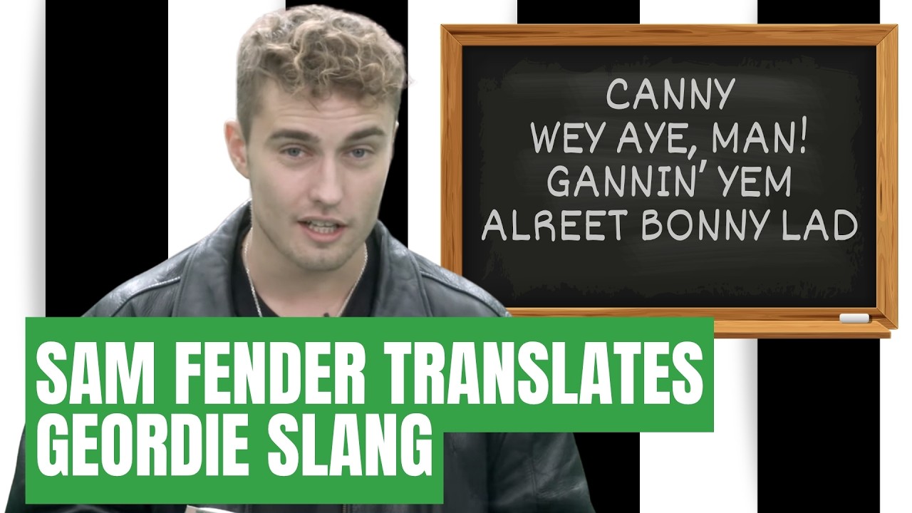 Sam Fender teaches us Geordie slang | Radio X