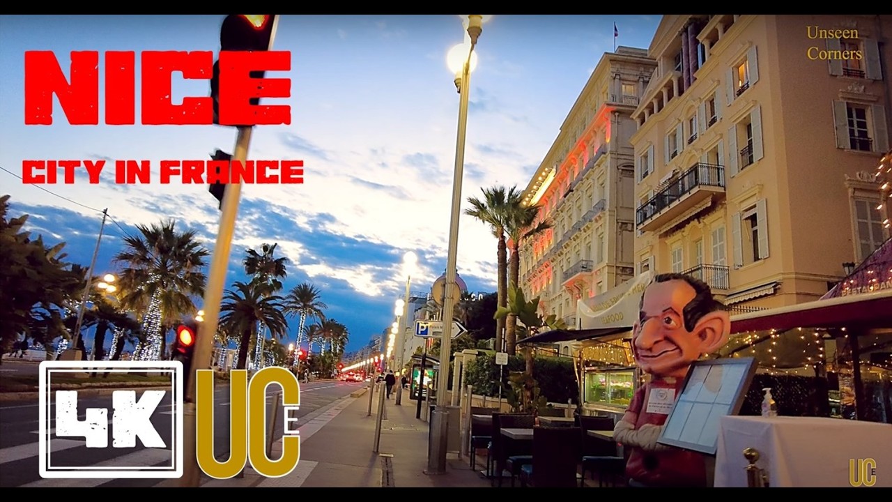 Nice Stunning 4K Walking Tour, France: The Jewel of the French Riviera, Nice's Old Town, Vieux Nice